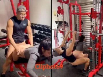 cặp đôi vừa gym vừa địt nhau cực sung